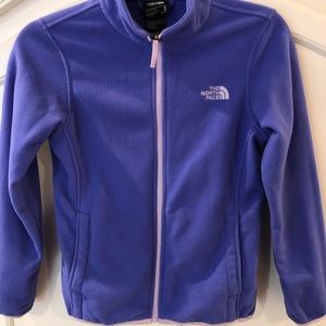 Girls Purple North Face